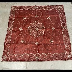 Indian Silk Wall Hanging or Table Cloth